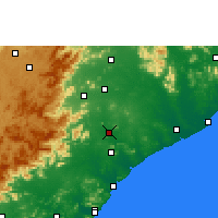 Nearby Forecast Locations - Rajam - Map