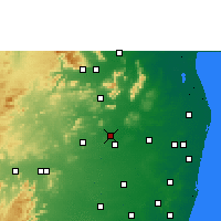 Nearby Forecast Locations - Tiruttani - Map