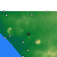 Nearby Forecast Locations - Upleta - Map