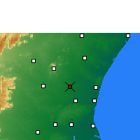 Nearby Forecast Locations - Viluppuram - Map
