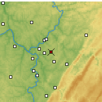 Nearby Forecast Locations - Murrysville - Map