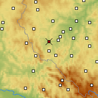 Nearby Forecast Locations - Horšovský Týn - Map