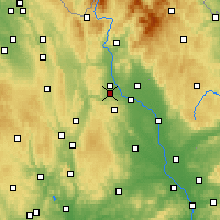 Nearby Forecast Locations - Loštice - Map