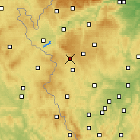 Nearby Forecast Locations - Mariánské Lázně - Map