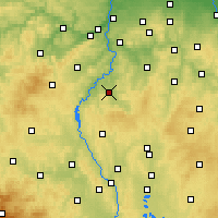 Nearby Forecast Locations - Sedlčany - Map