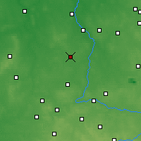 Nearby Forecast Locations - Złoczew - Map