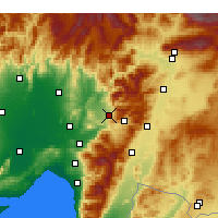 Nearby Forecast Locations - Düziçi - Map