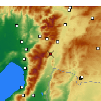 Nearby Forecast Locations - İslahiye - Map