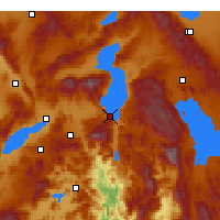 Nearby Forecast Locations - Eğirdir - Map