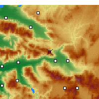 Nearby Forecast Locations - Buldan - Map