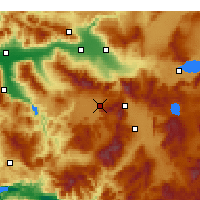 Nearby Forecast Locations - Tavas - Map