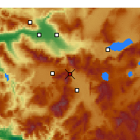 Nearby Forecast Locations - Serinhisar - Map