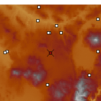 Nearby Forecast Locations - Derinkuyu - Map