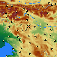Nearby Forecast Locations - Gorenja Vas - Map