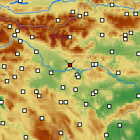 Nearby Forecast Locations - Moravče - Map