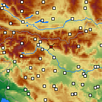 Nearby Forecast Locations - Tržič - Map