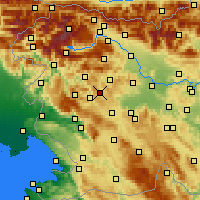 Nearby Forecast Locations - Žiri - Map