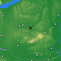 Nearby Forecast Locations - Dombóvár - Map