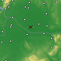 Nearby Forecast Locations - Veľký Meder - Map
