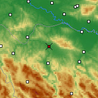 Nearby Forecast Locations - Prijedor - Map