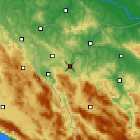 Nearby Forecast Locations - Bosanska Krupa - Map