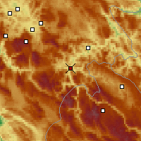 Nearby Forecast Locations - Foča - Map