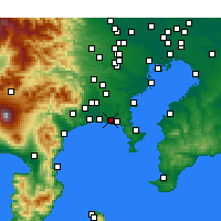 Nearby Forecast Locations - Fujisawa - Map