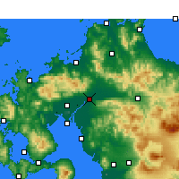 Nearby Forecast Locations - Kurume - Map