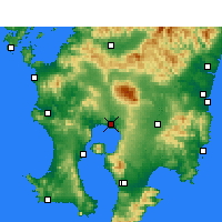 Nearby Forecast Locations - Kirishima - Map