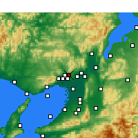 Nearby Forecast Locations - Minoh - Map