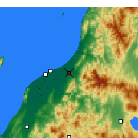 Nearby Forecast Locations - Shibata - Map