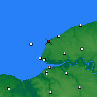 Nearby Forecast Locations - Étretat - Map