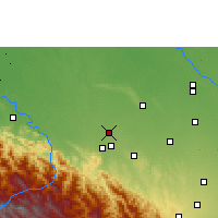 Nearby Forecast Locations - San Juan de Yapacaní - Map