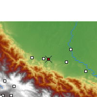 Nearby Forecast Locations - Chimoré - Map