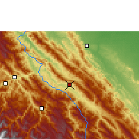 Nearby Forecast Locations - Palos Blancos - Map