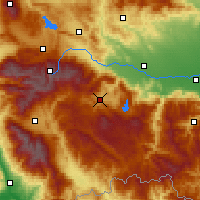 Nearby Forecast Locations - Velingrad - Map