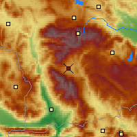 Nearby Forecast Locations - Razlog - Map