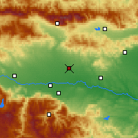 Nearby Forecast Locations - Rakovski - Map