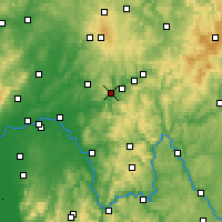 Nearby Forecast Locations - Wächtersbach - Map
