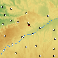Nearby Forecast Locations - Herbrechtingen - Map