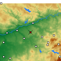 Nearby Forecast Locations - La Carlota - Map