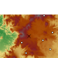 Nearby Forecast Locations - Mbouda - Map