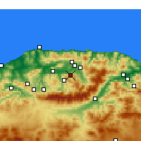 Nearby Forecast Locations - Mekla - Map