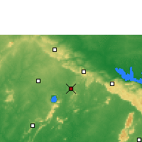 Nearby Forecast Locations - Konongo - Map