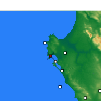 Nearby Forecast Locations - Saldanha - Map