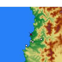 Nearby Forecast Locations - Quintero - Map