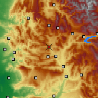 Nearby Forecast Locations - Serres - Map