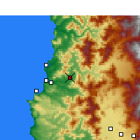 Nearby Forecast Locations - Quillota - Map