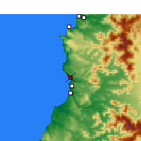 Nearby Forecast Locations - Valparaíso - Map
