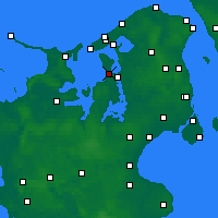 Nearby Forecast Locations - Jægerspris - Map